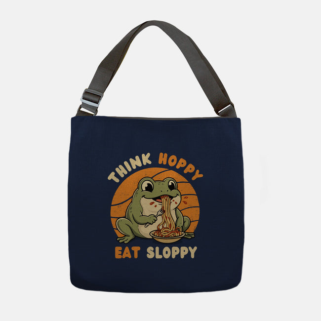 Think Hoppy Eat Sloppy-None-Adjustable Tote-Bag-Trendlory