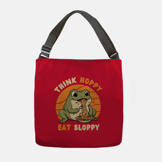 Think Hoppy Eat Sloppy-None-Adjustable Tote-Bag-Trendlory