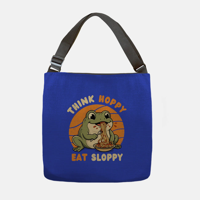 Think Hoppy Eat Sloppy-None-Adjustable Tote-Bag-Trendlory