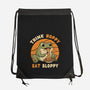 Think Hoppy Eat Sloppy-None-Drawstring-Bag-Trendlory