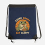 Think Hoppy Eat Sloppy-None-Drawstring-Bag-Trendlory