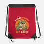 Think Hoppy Eat Sloppy-None-Drawstring-Bag-Trendlory