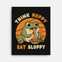 Think Hoppy Eat Sloppy-None-Stretched-Canvas-Trendlory