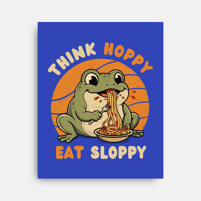 Think Hoppy Eat Sloppy-None-Stretched-Canvas-Trendlory