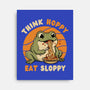 Think Hoppy Eat Sloppy-None-Stretched-Canvas-Trendlory