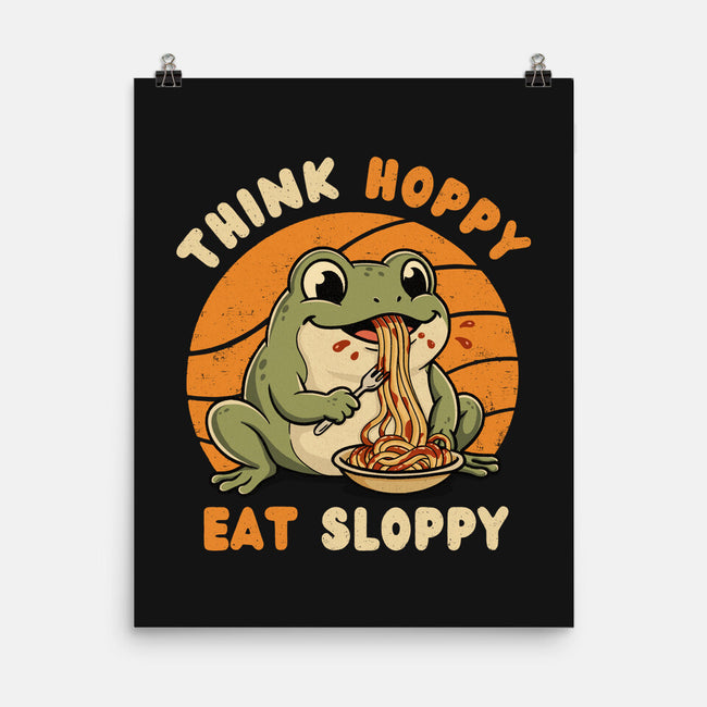 Think Hoppy Eat Sloppy-None-Matte-Poster-Trendlory
