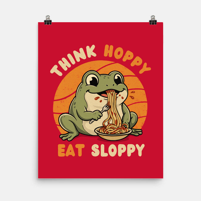 Think Hoppy Eat Sloppy-None-Matte-Poster-Trendlory