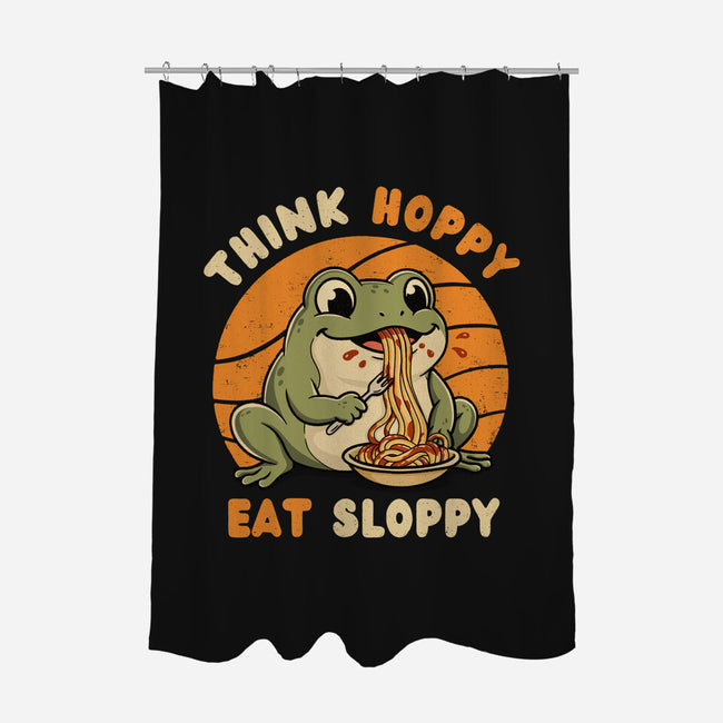 Think Hoppy Eat Sloppy-None-Polyester-Shower Curtain-Trendlory