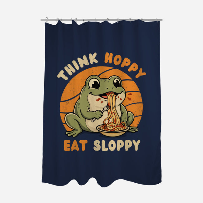 Think Hoppy Eat Sloppy-None-Polyester-Shower Curtain-Trendlory