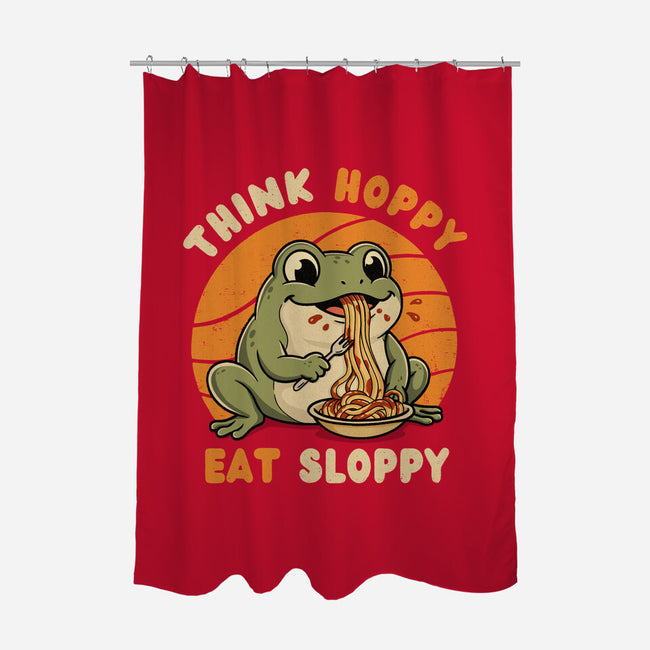 Think Hoppy Eat Sloppy-None-Polyester-Shower Curtain-Trendlory