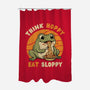Think Hoppy Eat Sloppy-None-Polyester-Shower Curtain-Trendlory