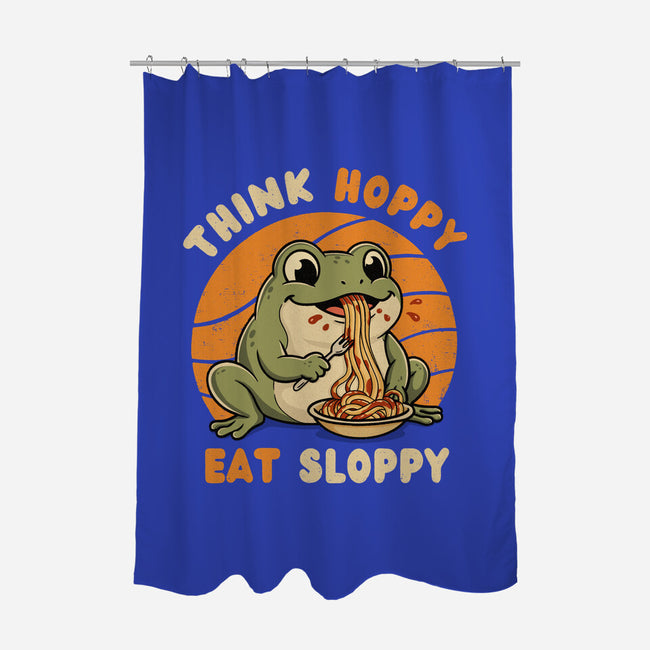 Think Hoppy Eat Sloppy-None-Polyester-Shower Curtain-Trendlory