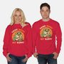 Think Hoppy Eat Sloppy-Unisex-Crew Neck-Sweatshirt-Trendlory