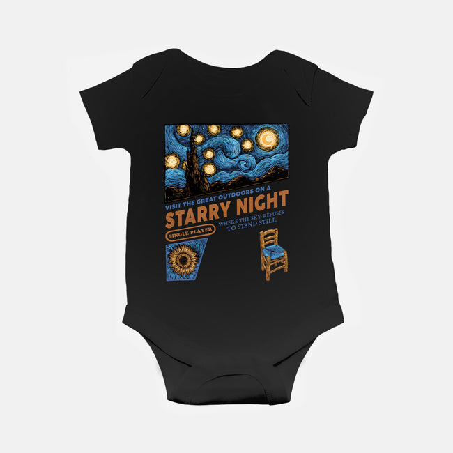 Starry Outdoors-Baby-Basic-Onesie-glitchygorilla