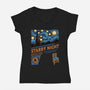 Starry Outdoors-Womens-V-Neck-Tee-glitchygorilla