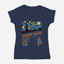 Starry Outdoors-Womens-V-Neck-Tee-glitchygorilla