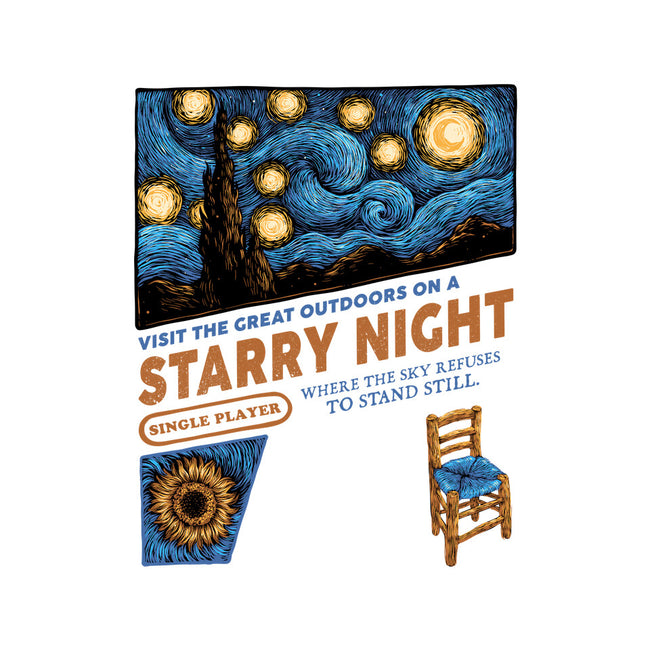Starry Outdoors-None-Glossy-Sticker-glitchygorilla