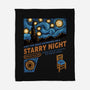 Starry Outdoors-None-Fleece-Blanket-glitchygorilla