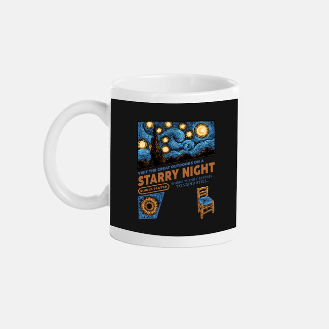 Starry Outdoors-None-Mug-Drinkware-glitchygorilla