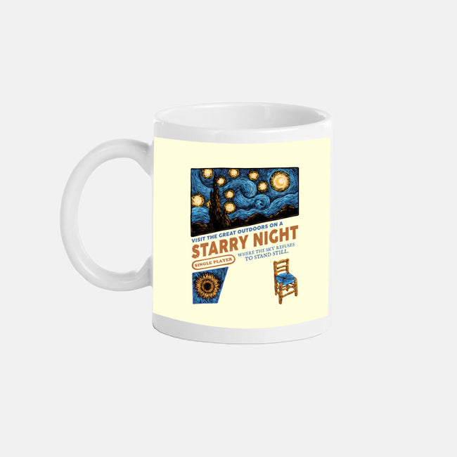 Starry Outdoors-None-Mug-Drinkware-glitchygorilla