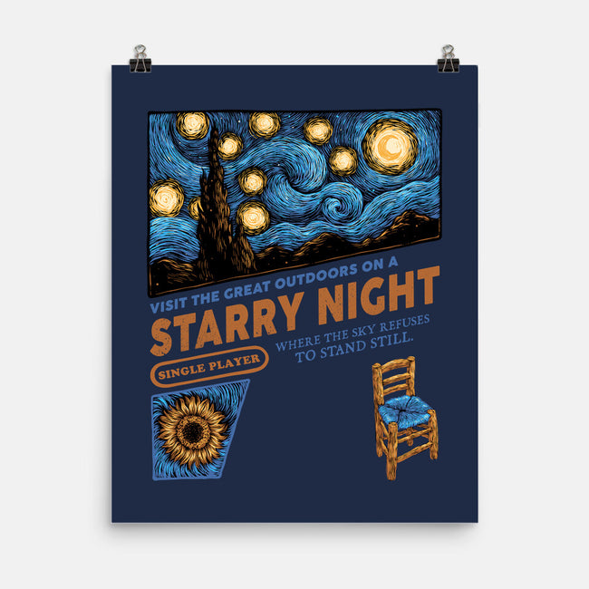 Starry Outdoors-None-Matte-Poster-glitchygorilla