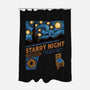 Starry Outdoors-None-Polyester-Shower Curtain-glitchygorilla