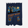 Starry Outdoors-None-Polyester-Shower Curtain-glitchygorilla
