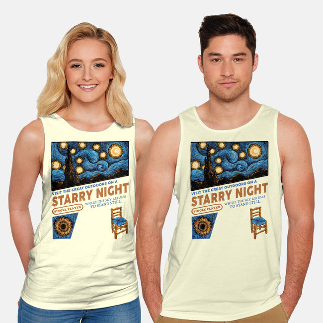 Starry Outdoors-Unisex-Basic-Tank-glitchygorilla