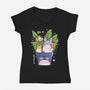 Spirits Garden-Womens-V-Neck-Tee-Eoli Studio