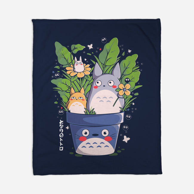 Spirits Garden-None-Fleece-Blanket-Eoli Studio