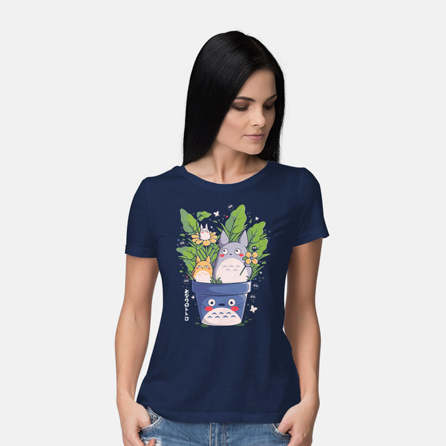 Spirits Garden-Womens-Basic-Tee-Eoli Studio
