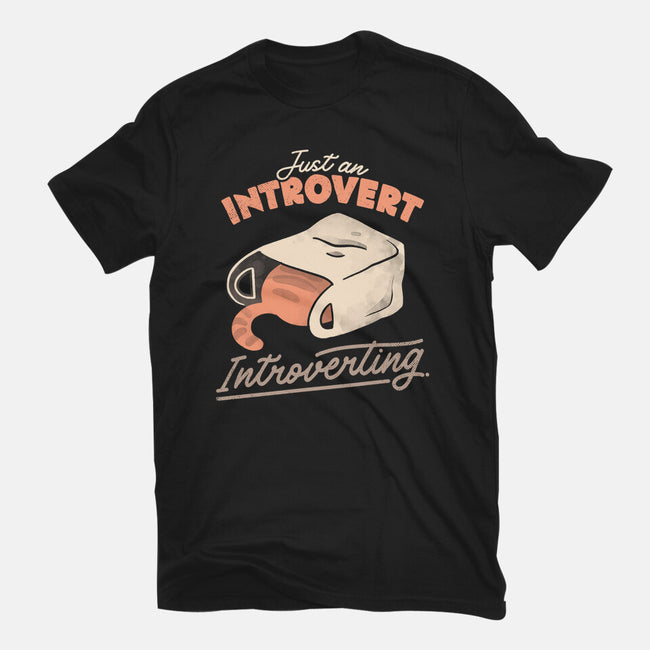 Just An Introvert Introverting-Womens-Fitted-Tee-eduely