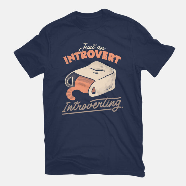 Just An Introvert Introverting-Mens-Basic-Tee-eduely