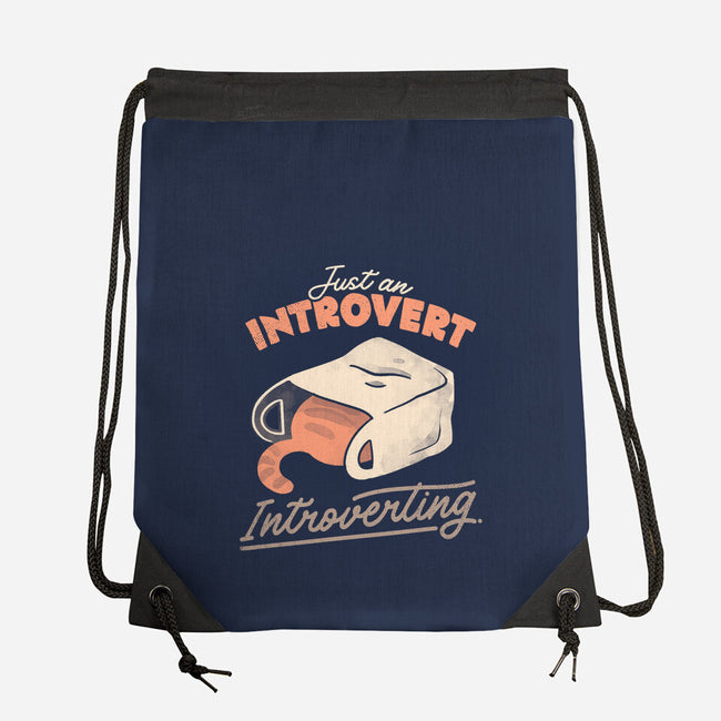 Just An Introvert Introverting-None-Drawstring-Bag-eduely