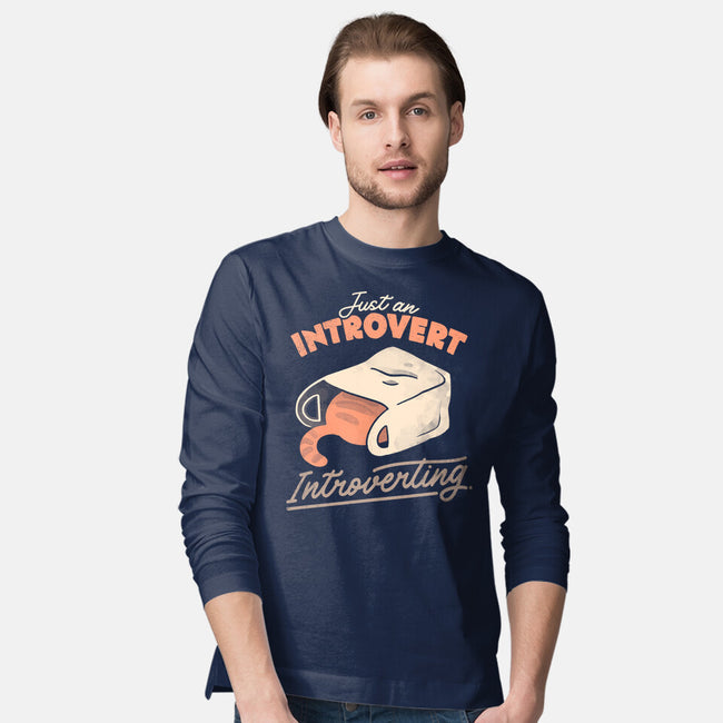 Just An Introvert Introverting-Mens-Long Sleeved-Tee-eduely