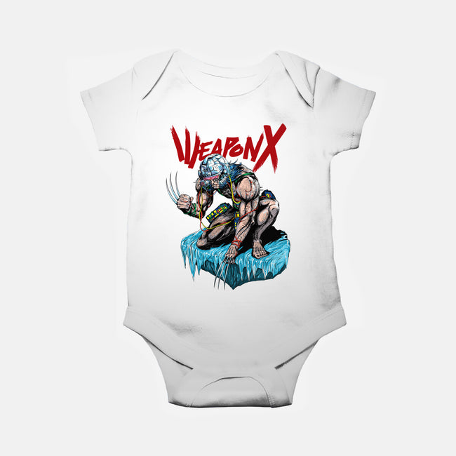 Berserker Weapon X-Baby-Basic-Onesie-manoystee