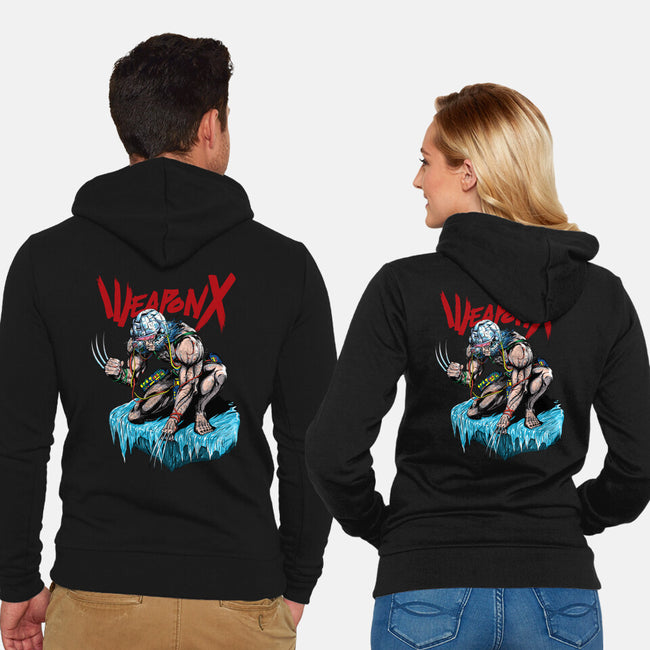 Berserker Weapon X-Unisex-Zip-Up-Sweatshirt-manoystee