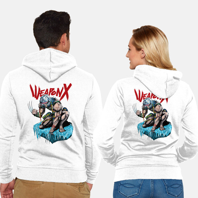 Berserker Weapon X-Unisex-Zip-Up-Sweatshirt-manoystee