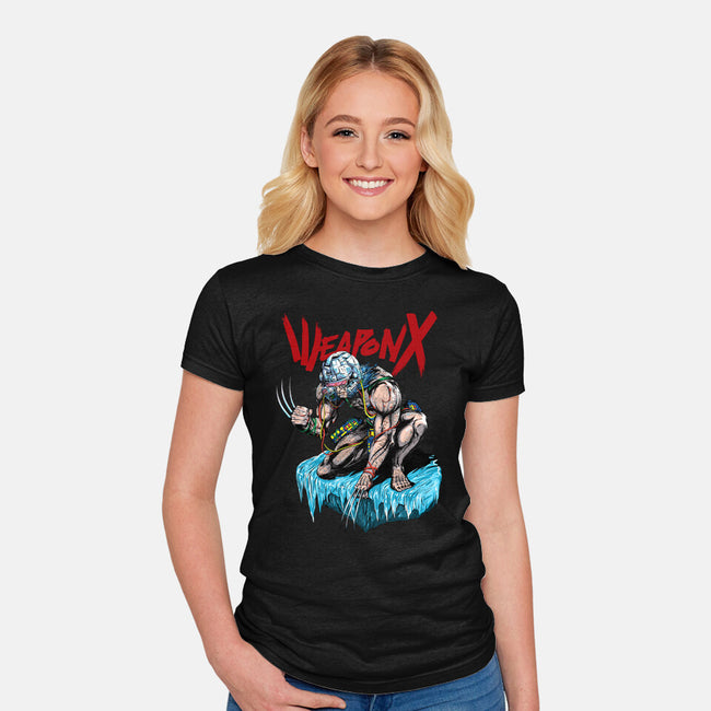 Berserker Weapon X-Womens-Fitted-Tee-manoystee