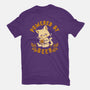 Powered By Beer Cat-Mens-Basic-Tee-worlddominationforcats