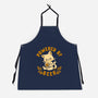 Powered By Beer Cat-Unisex-Kitchen-Apron-worlddominationforcats