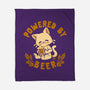 Powered By Beer Cat-None-Fleece-Blanket-worlddominationforcats