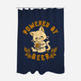 Powered By Beer Cat-None-Polyester-Shower Curtain-worlddominationforcats