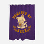 Powered By Beer Cat-None-Polyester-Shower Curtain-worlddominationforcats