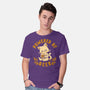 Powered By Beer Cat-Mens-Basic-Tee-worlddominationforcats
