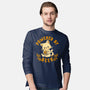 Powered By Beer Cat-Mens-Long Sleeved-Tee-worlddominationforcats