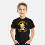 Powered By Beer Cat-Youth-Basic-Tee-worlddominationforcats