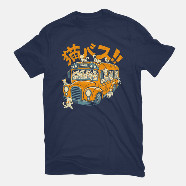 Cat Bus Cat-Unisex-Basic-Tee-worlddominationforcats