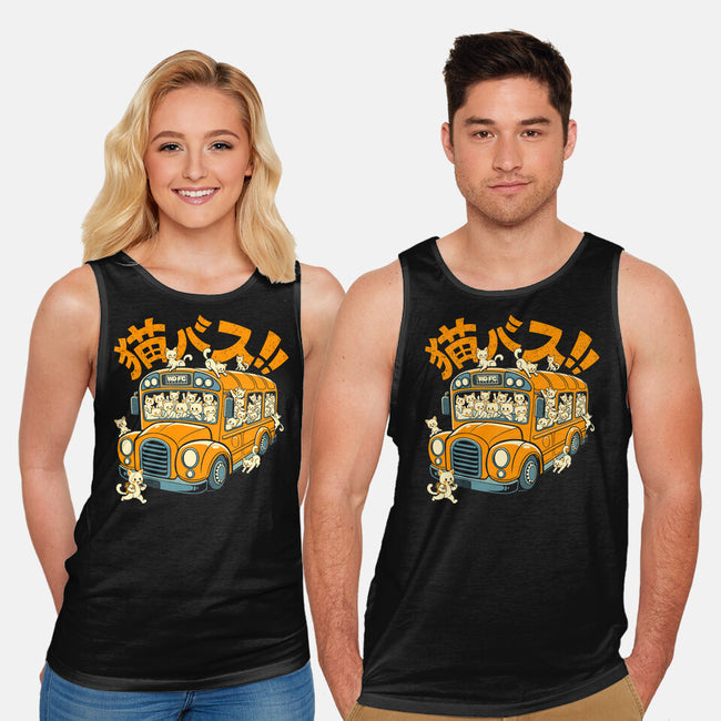 Cat Bus Cat-Unisex-Basic-Tank-worlddominationforcats