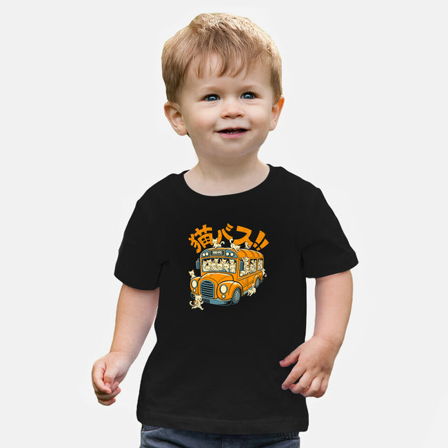 Cat Bus Cat-Baby-Basic-Tee-worlddominationforcats